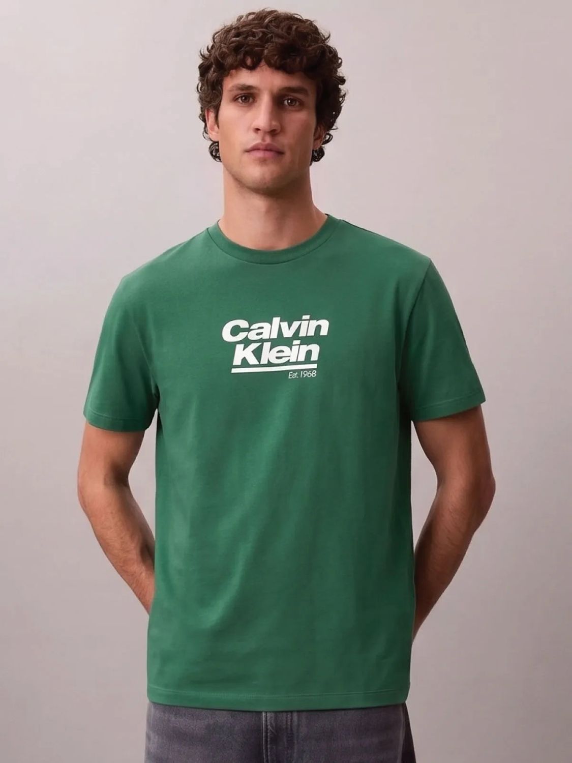 CALVIN KLIEN MEN S/S JEANS GRAPHIC T-SHIRT 4RF803G321