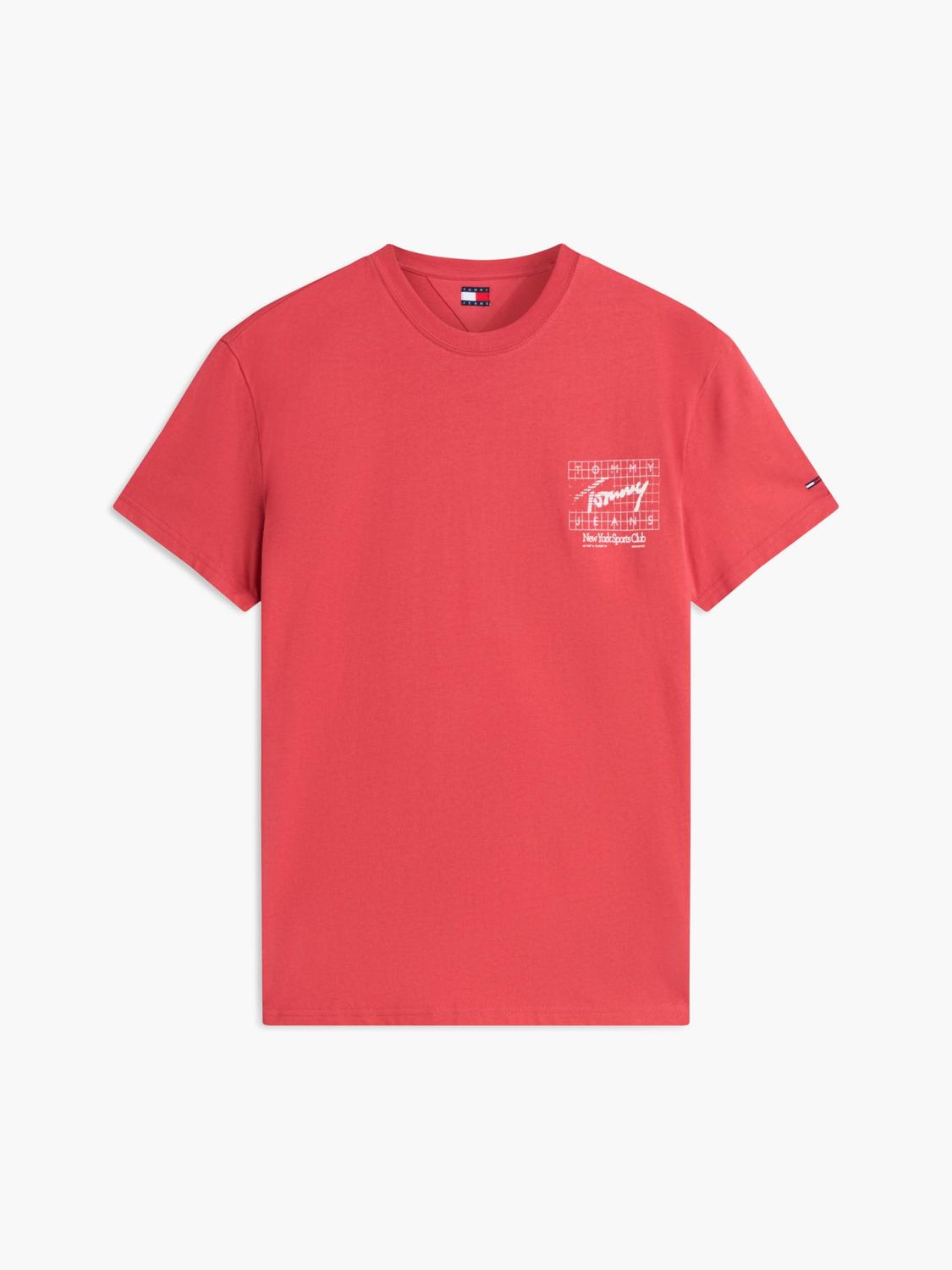 TOMMY HILFIGER MEN SS RED SIGN GLAG CREWNECK T/SHIRT DM0DM23177XK5