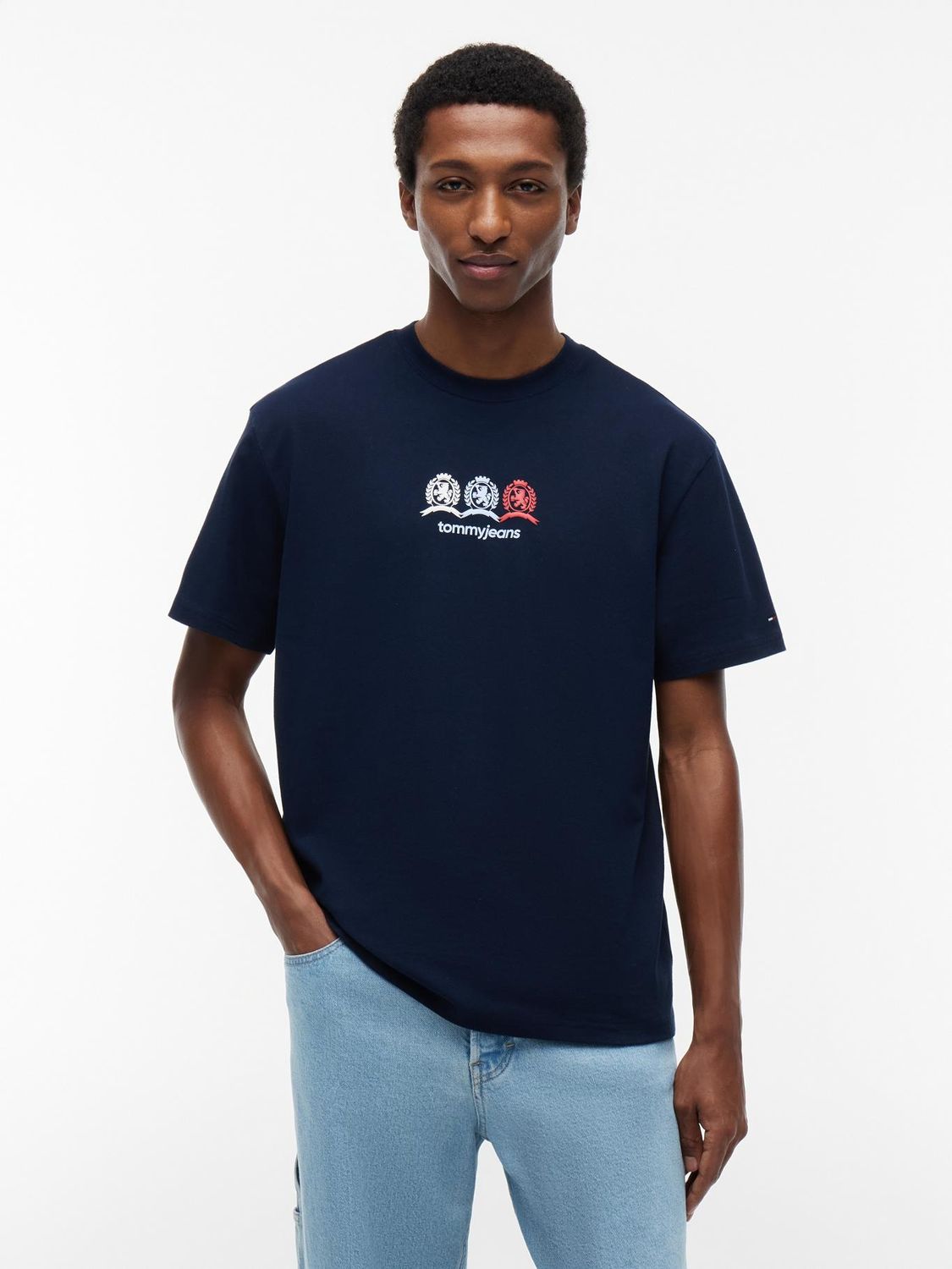 TOMMY HILFIGER MEN SS CREST REPEAT T/SHIRT DM0DM23172C1G