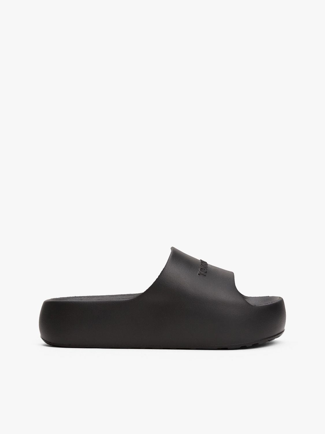 TOMMY HILFIGER WOMEN LOGO PLATFORM POOL SLIDES EN0EN02879BDS