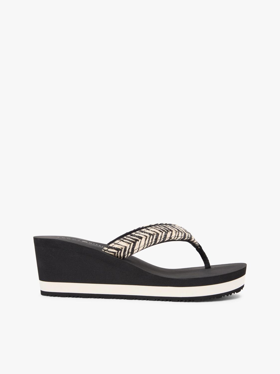 TOMMY HILFIGER WOMEN ROPE SUMMER WEDGE SANDALS FW0FW09197BDS