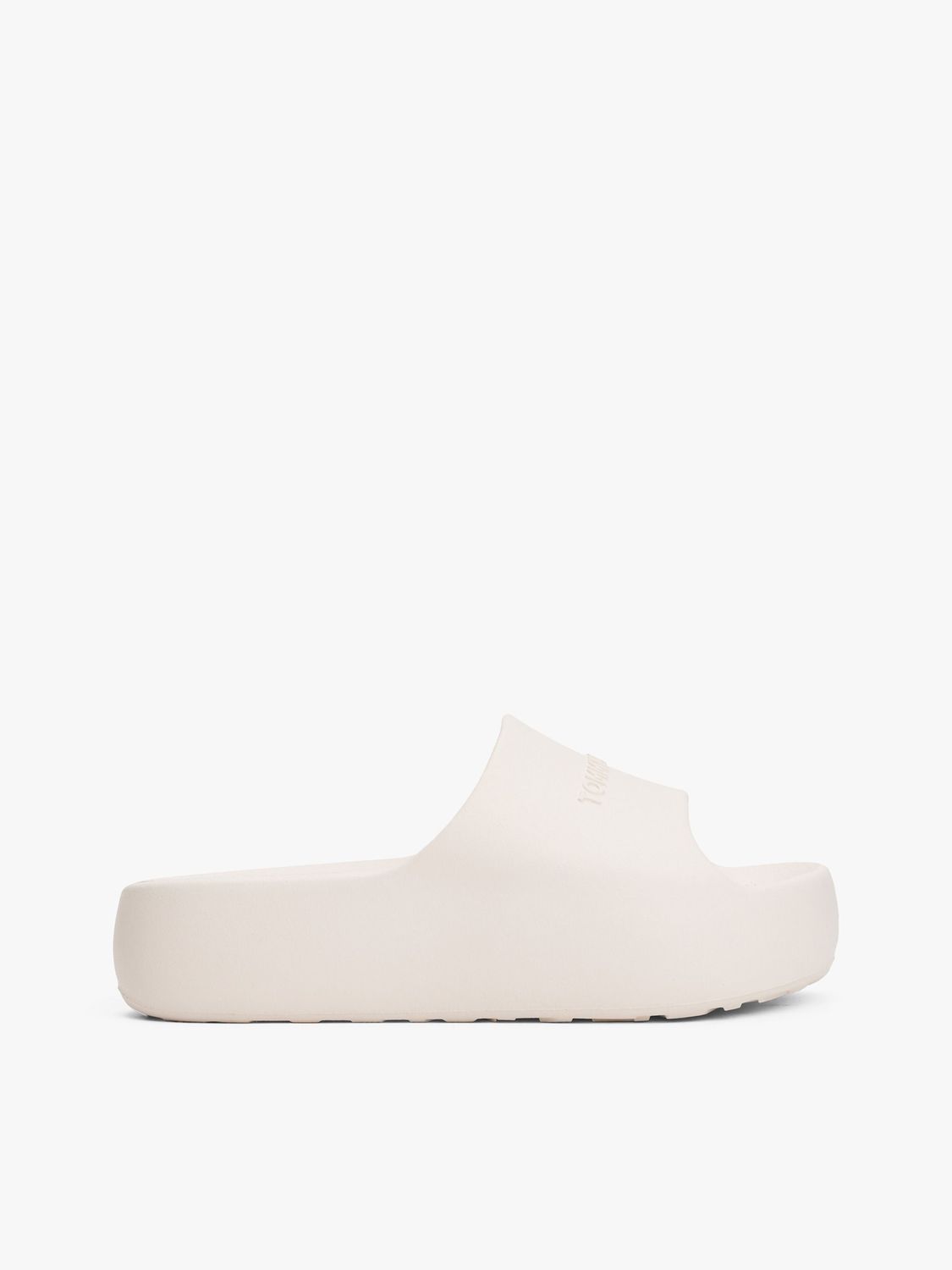 TOMMY HILFIGER WOMEN LOGO PLATFORM POOL SLIDES EN0EN02879ACG