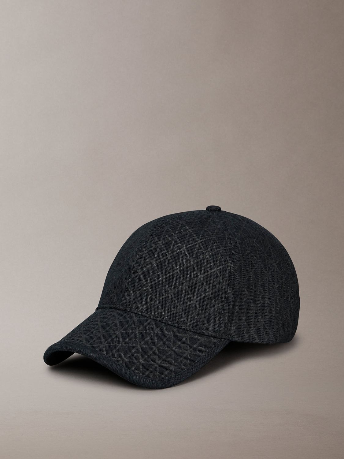 CALVIN KLIEN MEN EMBLEM PRINT LEATHER PATCH CAP 4D5029G002