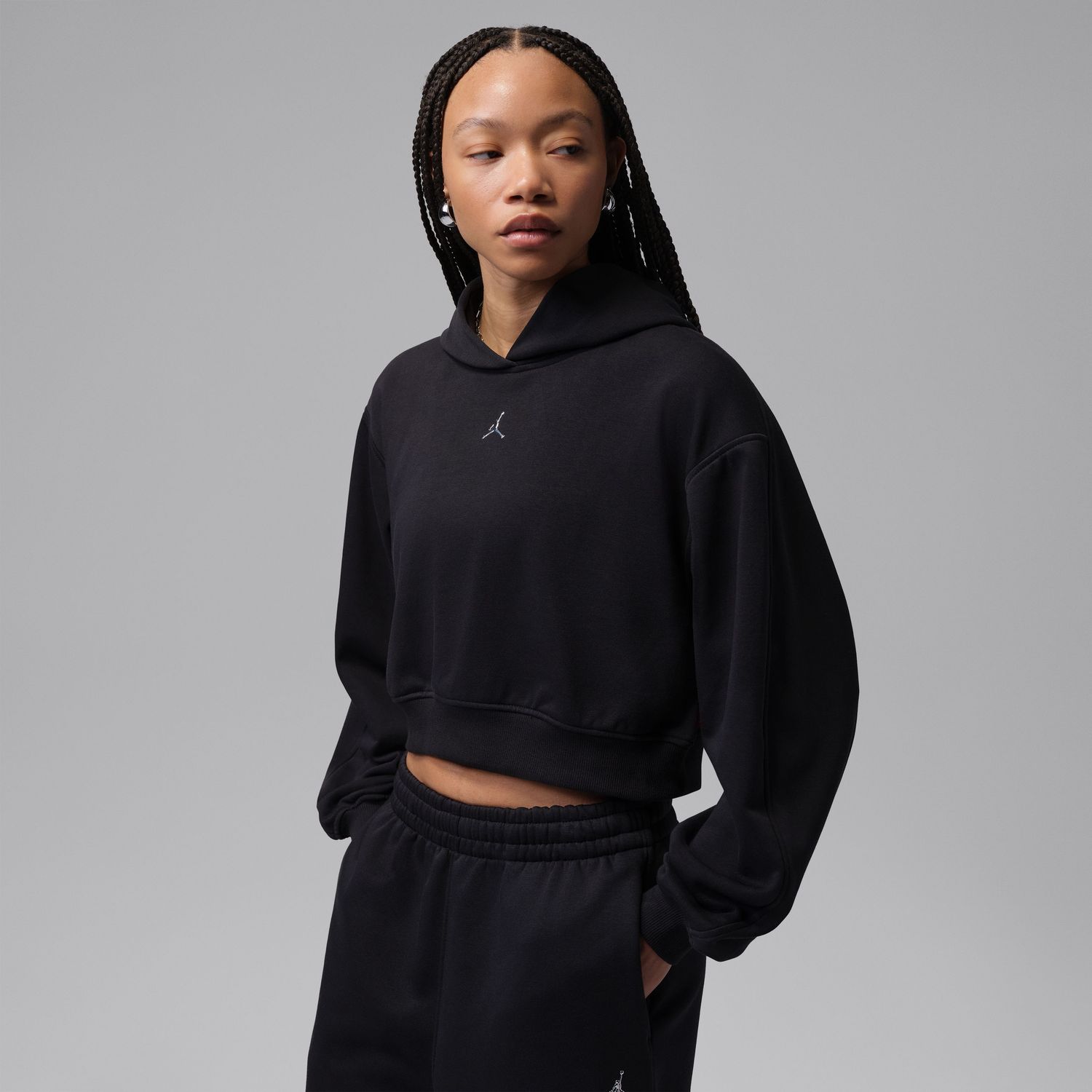 NIKE WOMEN BRK FLC HOODIE IV7523-010