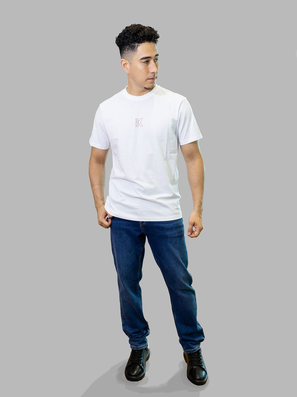 KARL LAGERFELD MEN K LOGO PRINT T-SHIRT BRM17004100