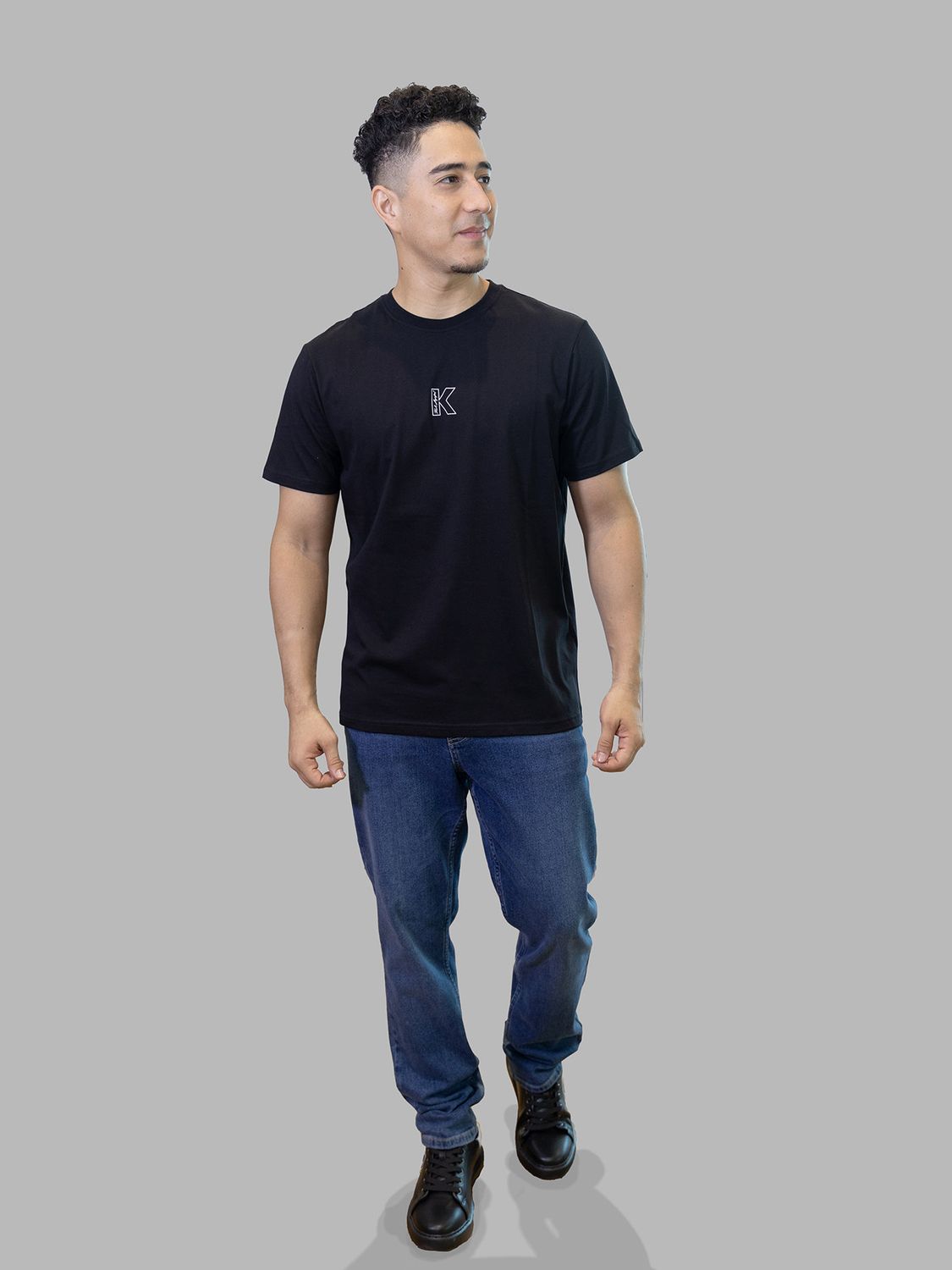 KARL LAGERFELD MEN K LOGO PRINT T-SHIRT BRM17004999