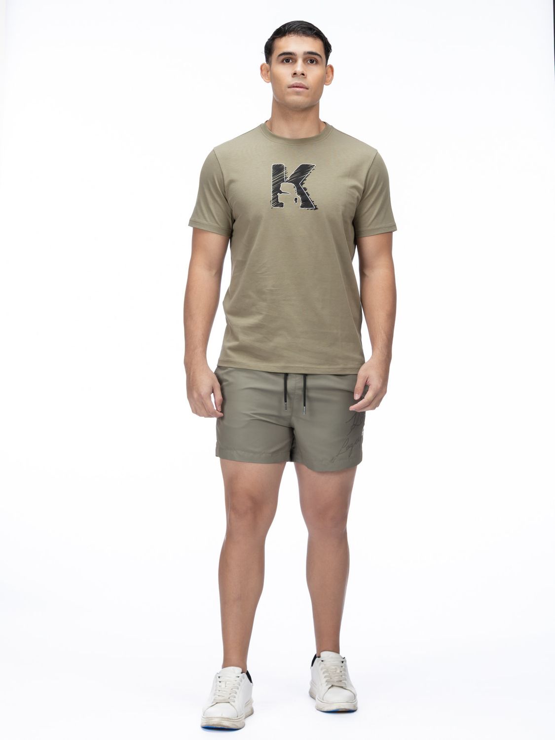 KARL LAGERFELD MEN K TEXTURE T-SHIRT BSM170141KC