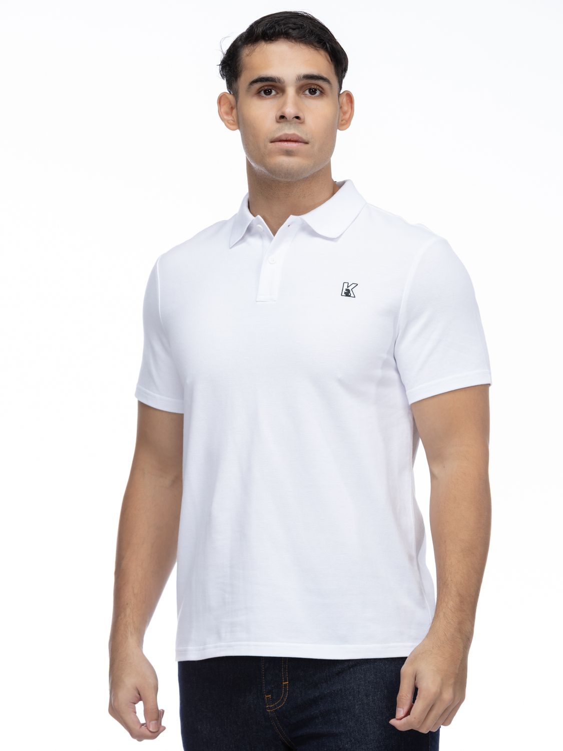 KARL LAGERFELD MEN K LOGO POLO SHIRT BSM17015100
