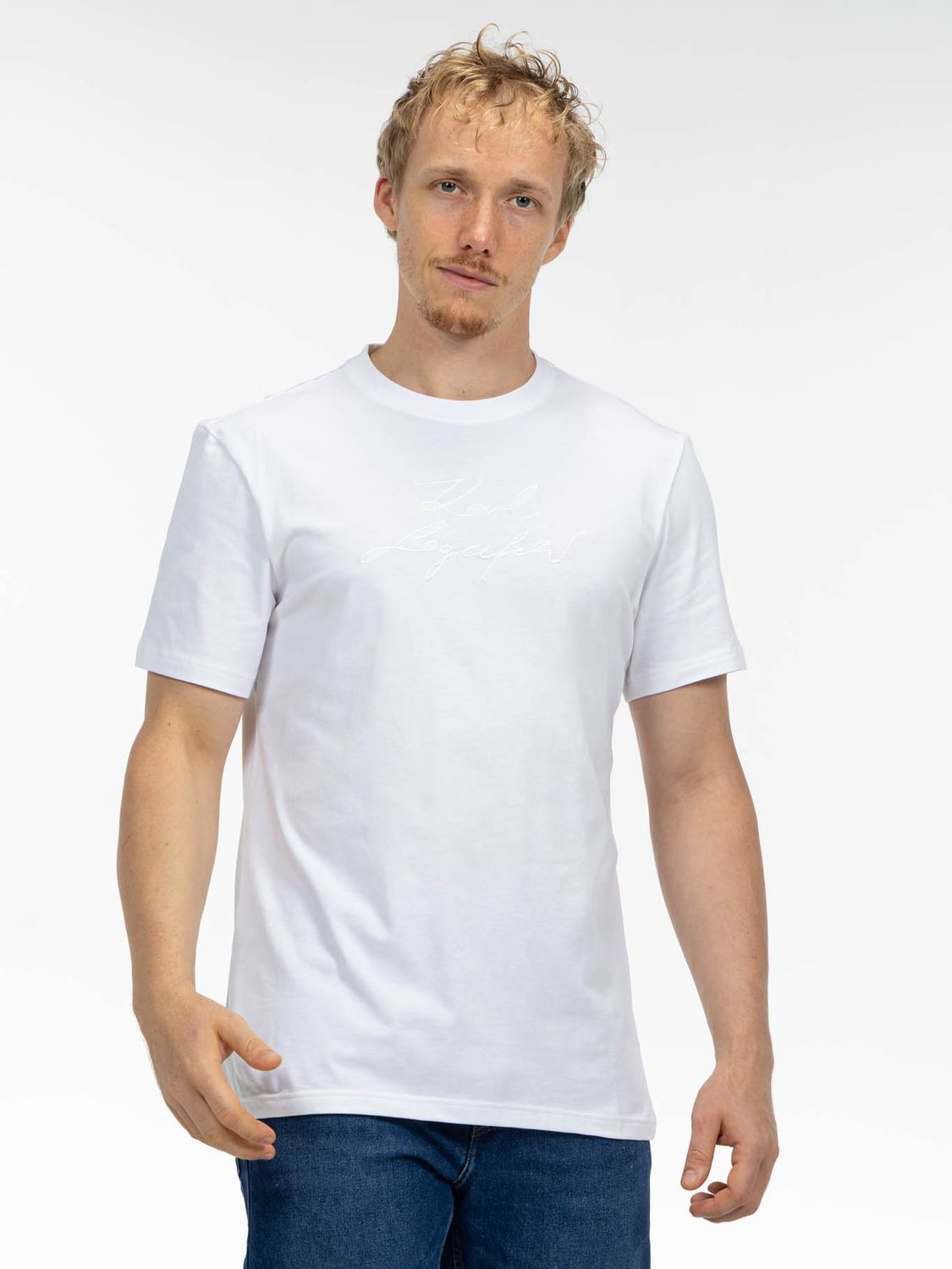 KARL LAGERFELD MEN SIGNATURE HVY T-SHIRT BSM17001100