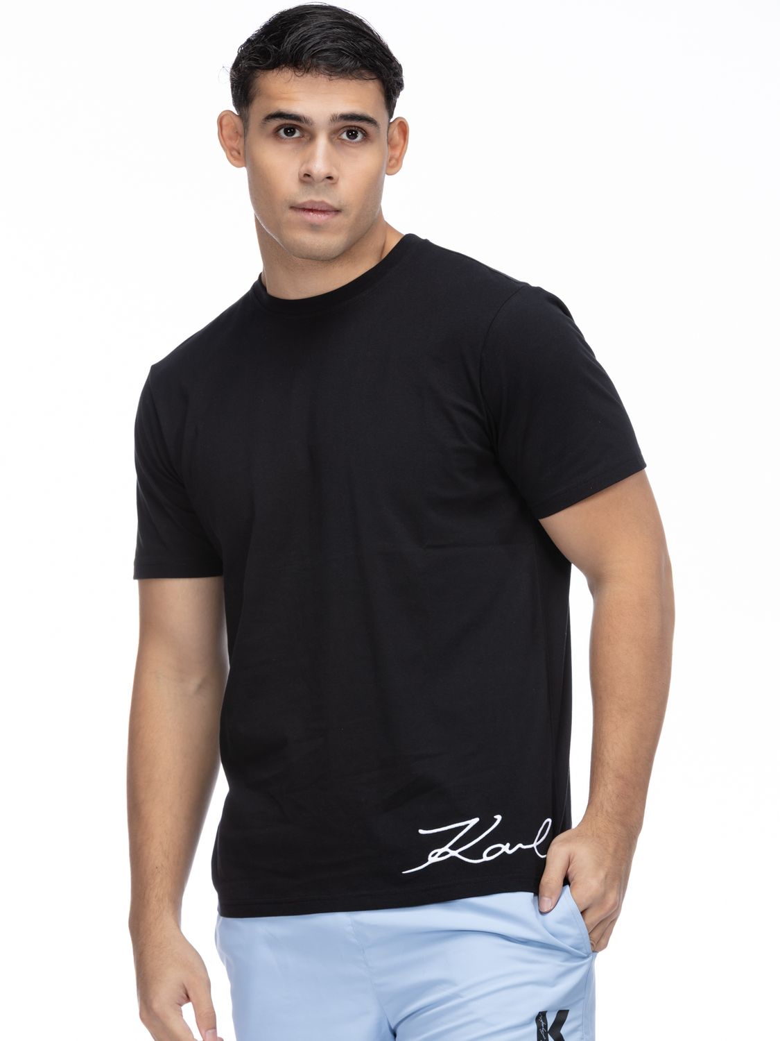 KARL LAGERFELD MEN SIGNATURE EDGE T-SHIRT BSM17012999