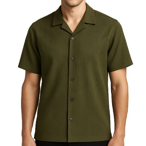 PERRY ELLIS MEN MAGICAL FOREST S/S CASUAL SHIRT 4KFW8378-301