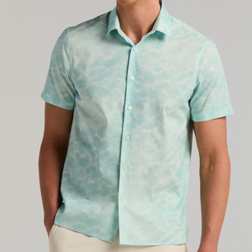 PERRY ELLIS MEN SKYLIGHT CASUAL S/S SHIRT 4LMW7018-461