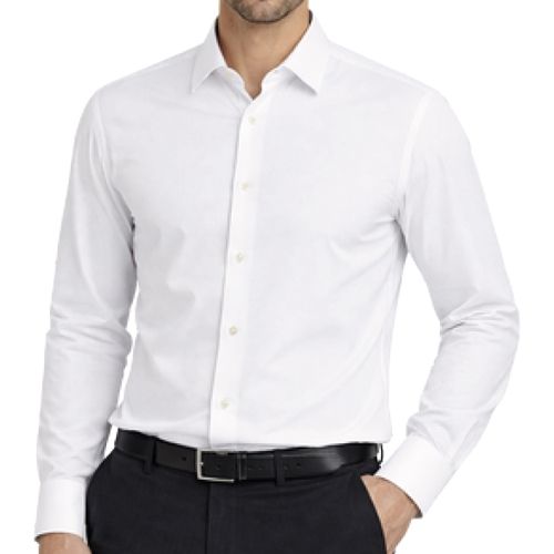 PERRY ELLIS MEN BRIGHT WHITE S/S CASUAL SHIRT 4LSW8693-126