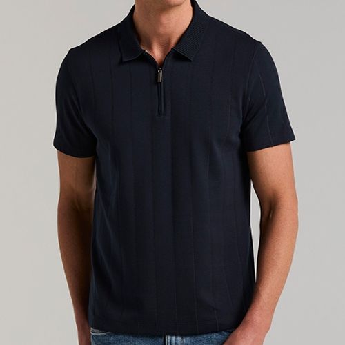 PERRY ELLIS MEN DARK SAPPHIRE POLO SWEATER 4LSK7103-405