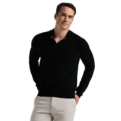 PERRY ELLIS MEN BLACK L/S SWEATER 4KSG7217-010