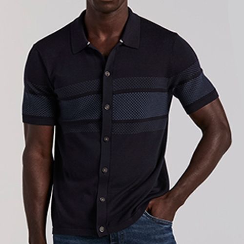 PERRY ELLIS MEN DARK SAPPHIRE SWEATER 4LSG7212-405