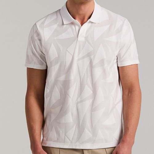PERRY ELLIS MEN WHITE POLO SHIRT 4LMK7108-126