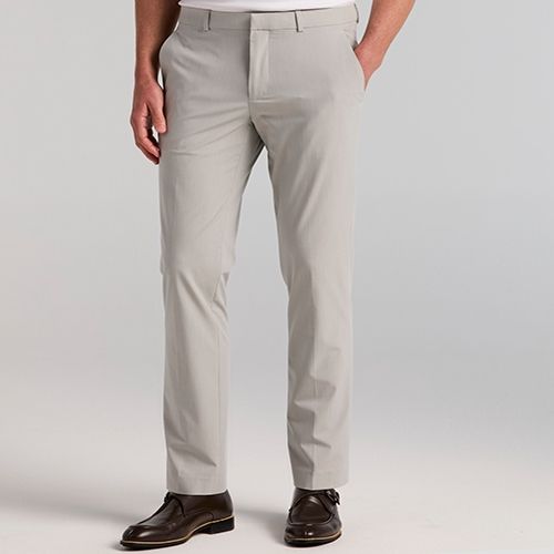 PERRY ELLIS MEN QUIET GRAY FLAT FRONT CASUAL PANTS 4KSB4310-076
