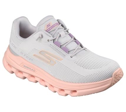 SKECHERS WOMEN GO RUN GLIDE-STEP ARCH FIT-CA SNEAKER 129802 LTGY
