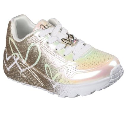 SKECHERS KIDS UNO LITE-HEARTDUST FOREVER SNEAKER 310814L WGD