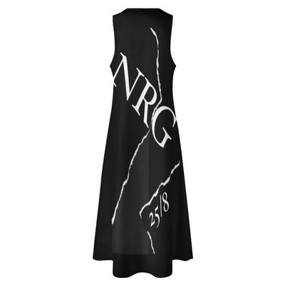 Concrete Growth ~ Sleeveless Ankle Long Dress GQ
