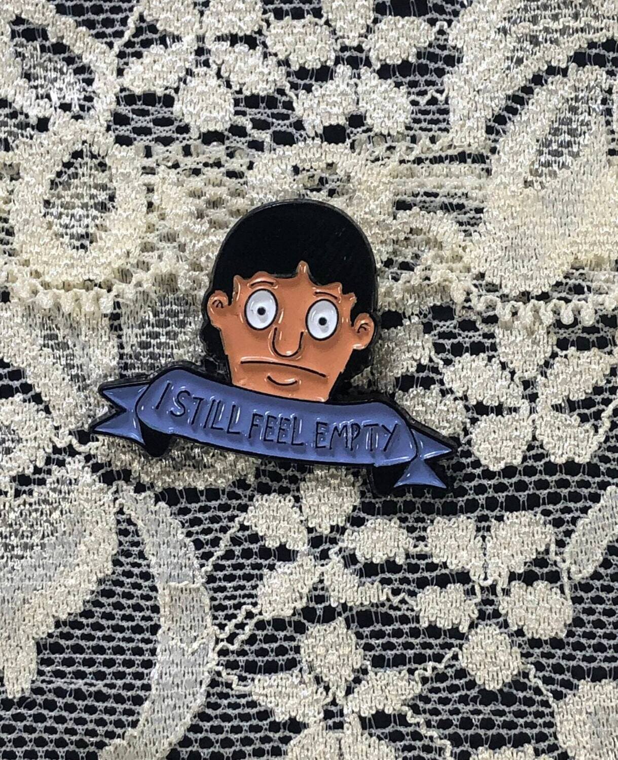 I Still Feel Empty - Gene - Bobs Burgers - TV Show - Needle Minder - Pin - Magnet