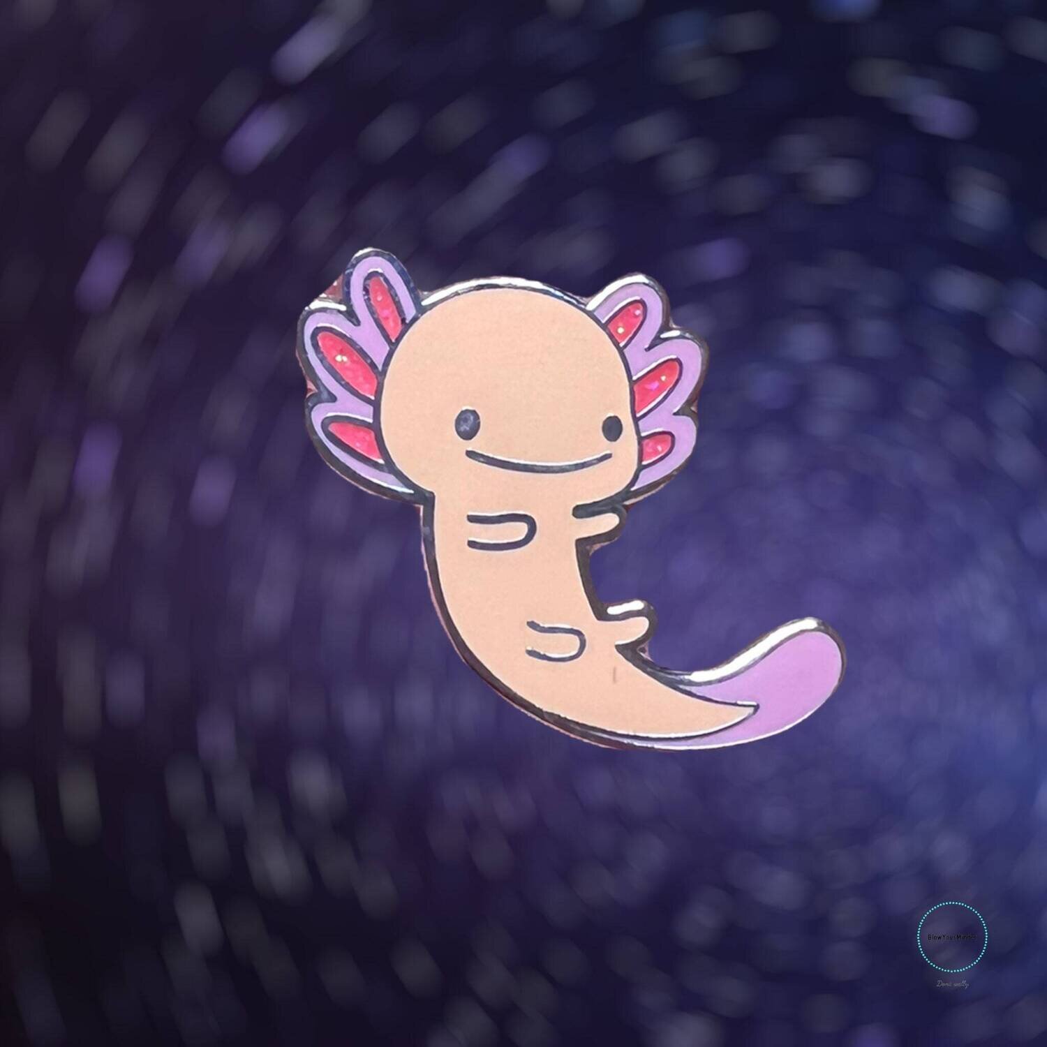 Axolotl - Cute - Pink - Needle Minder - Pin - Magnet