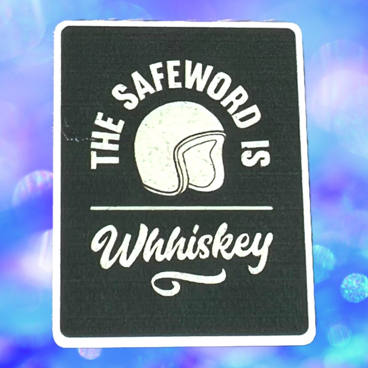Safeword - Whiskey - Hot Rod - Safe Word - Acrylic - Needle Minder - Pin - Magnet