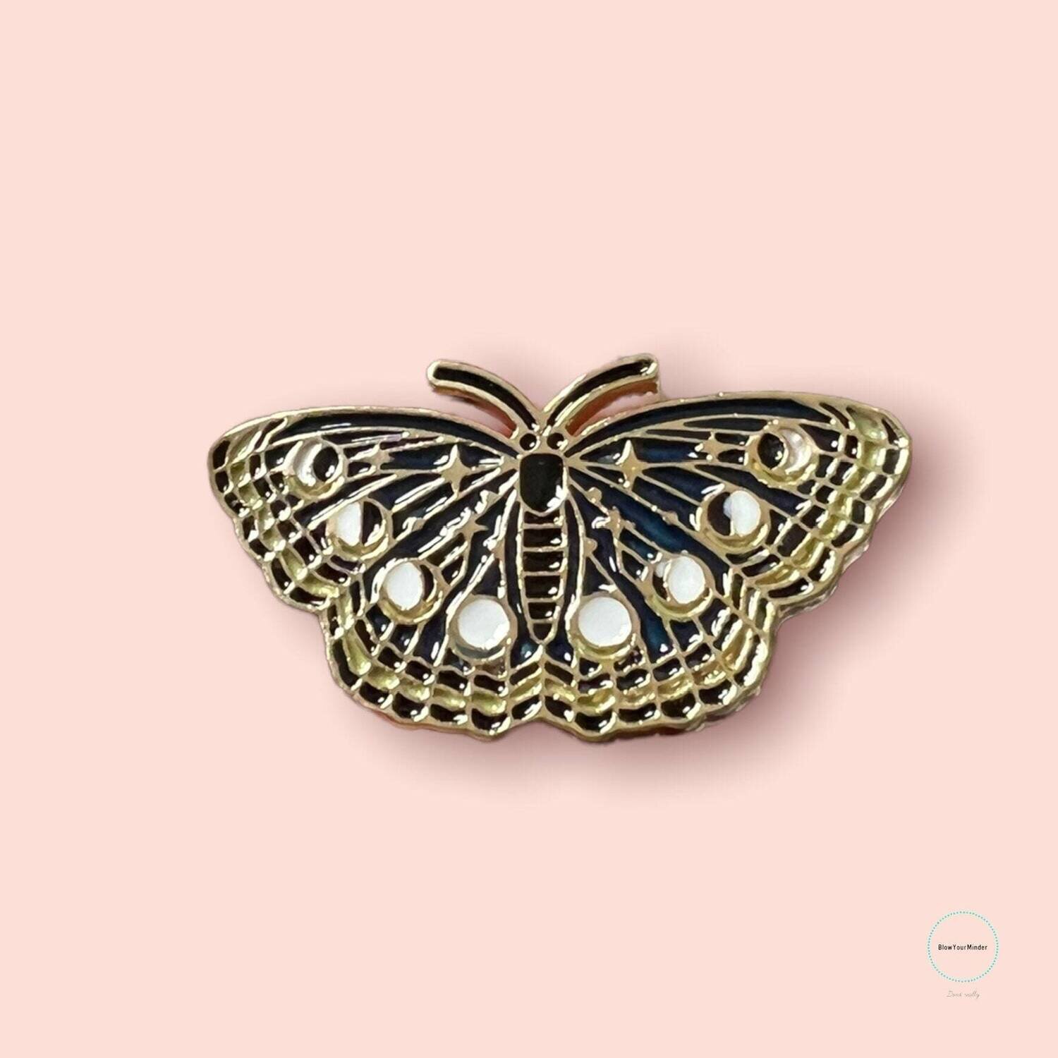 Moon Phase - Moth - Butterfly - Insect - Needle Minder - Pin - Magnet