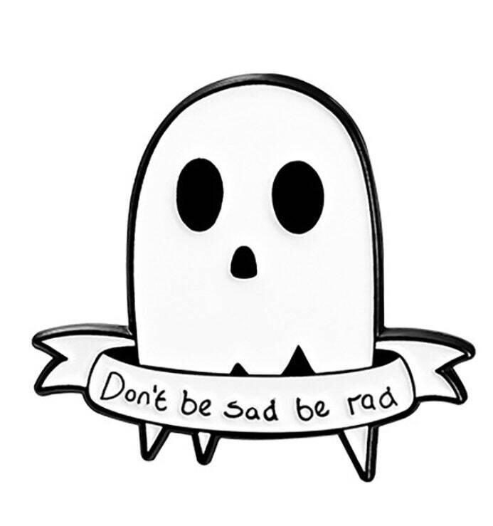 Be Rad - Spirit - Cute - Ghost - Cheer Up - Don’t Be Sad - Needle Minder - Pin - Magnet