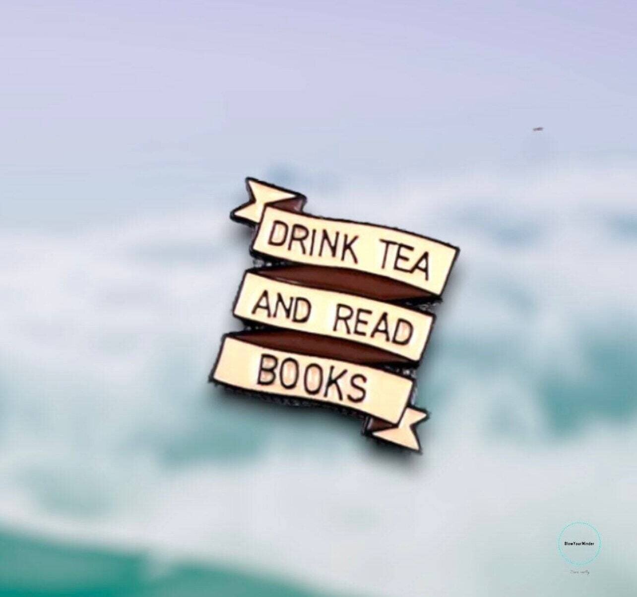 Drink Tea - Read Books - Needle Minder - Pin - Magnet