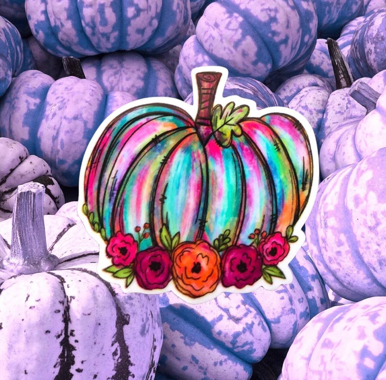 Pastel Pumpkin - Halloween - Fall - October - Acrylic - Needle Minder - Pin - Magnet
