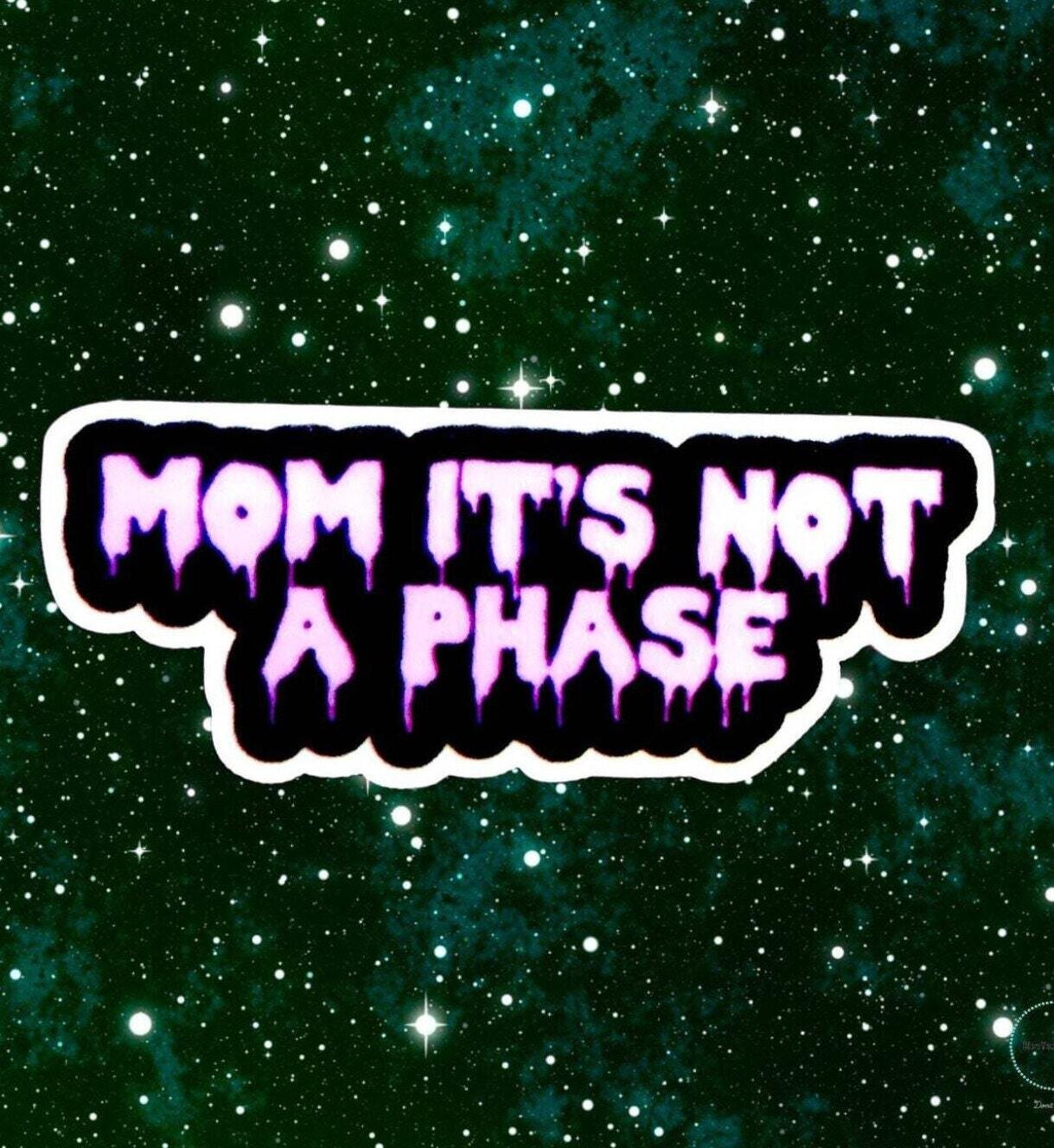 Mom - It’s Not A Phase - Emo - Funny - Acrylic - Needle Minder - Pin - Magnet