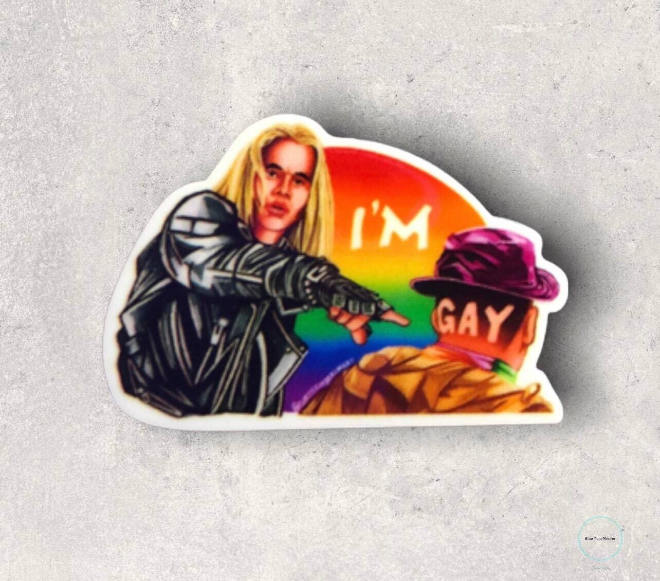 I’m Gay - Hocus Pocus - Movie - Ice - Funny - Hollywood - Acrylic - Needle Minder - Pin - Magnet