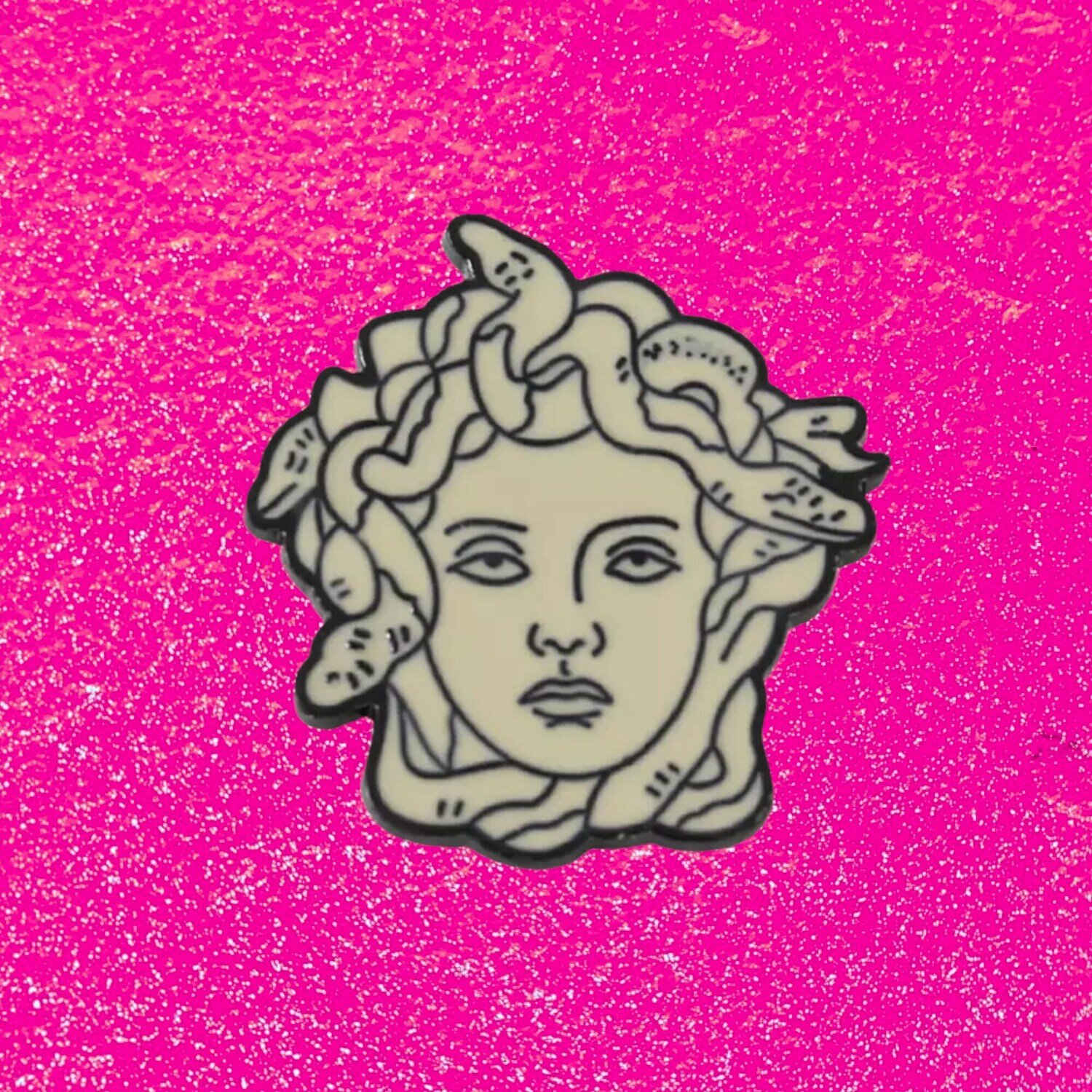 Medusa Statue - Feminism - Stone - Needle Minder - Pin - Magnet