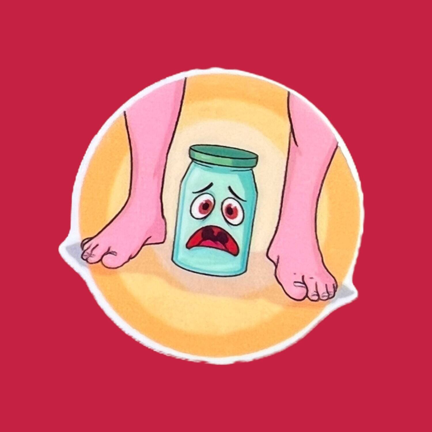 Jar - If You Know - You Know - Ouch - Glass - I Can Explain - Acrylic - Needle Minder - Pin - Magnet