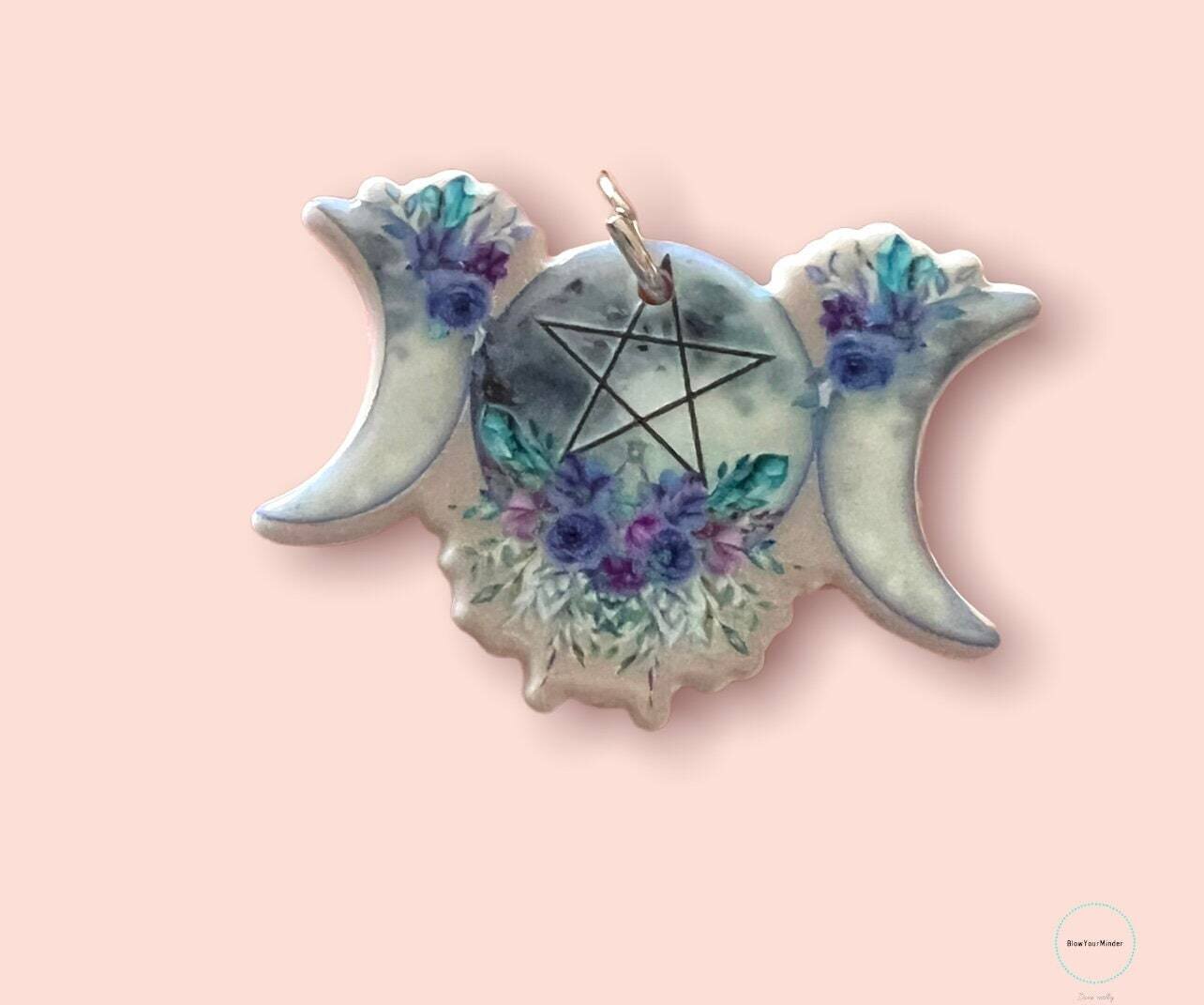 Moon - Triple - Womanhood - Witchy - Witch - Acrylic - Needle Minder - Pin - Magnet