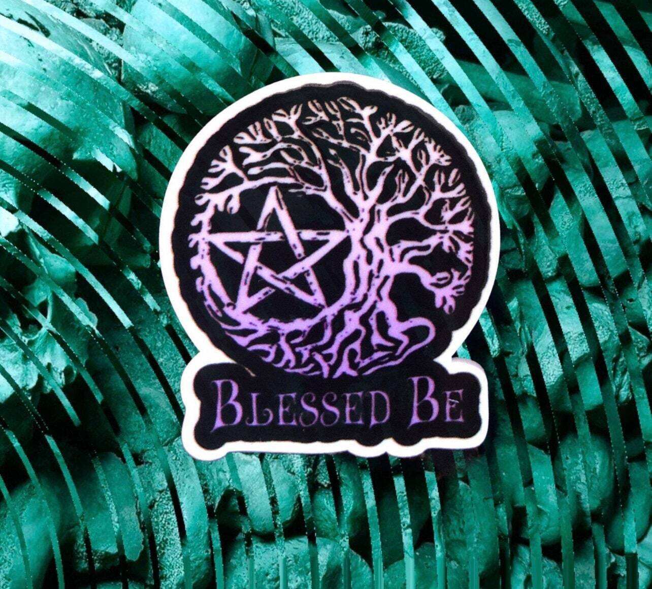 Blessed Be - Witchy - Witch - Acrylic - Needle Minder - Pin - Magnet