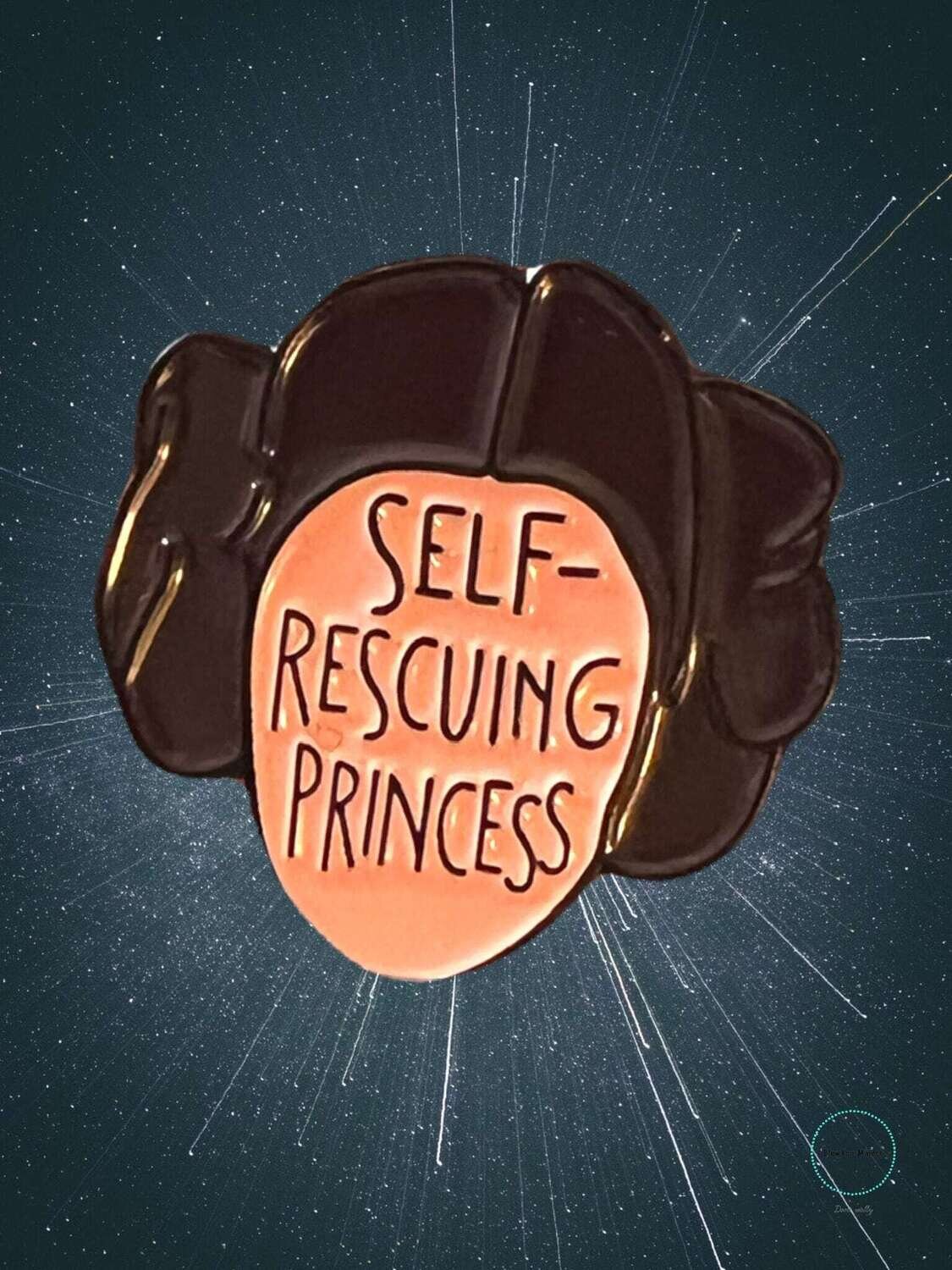 Self Rescuing Princess - Star - Movie - Leah - Wars - Needle Minder - Pin - Magnet
