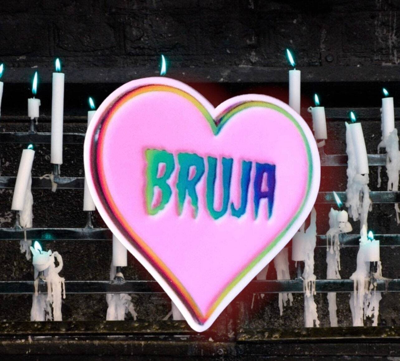 Bruja - Witch - Acrylic - Needle Minder - Pin - Magnet