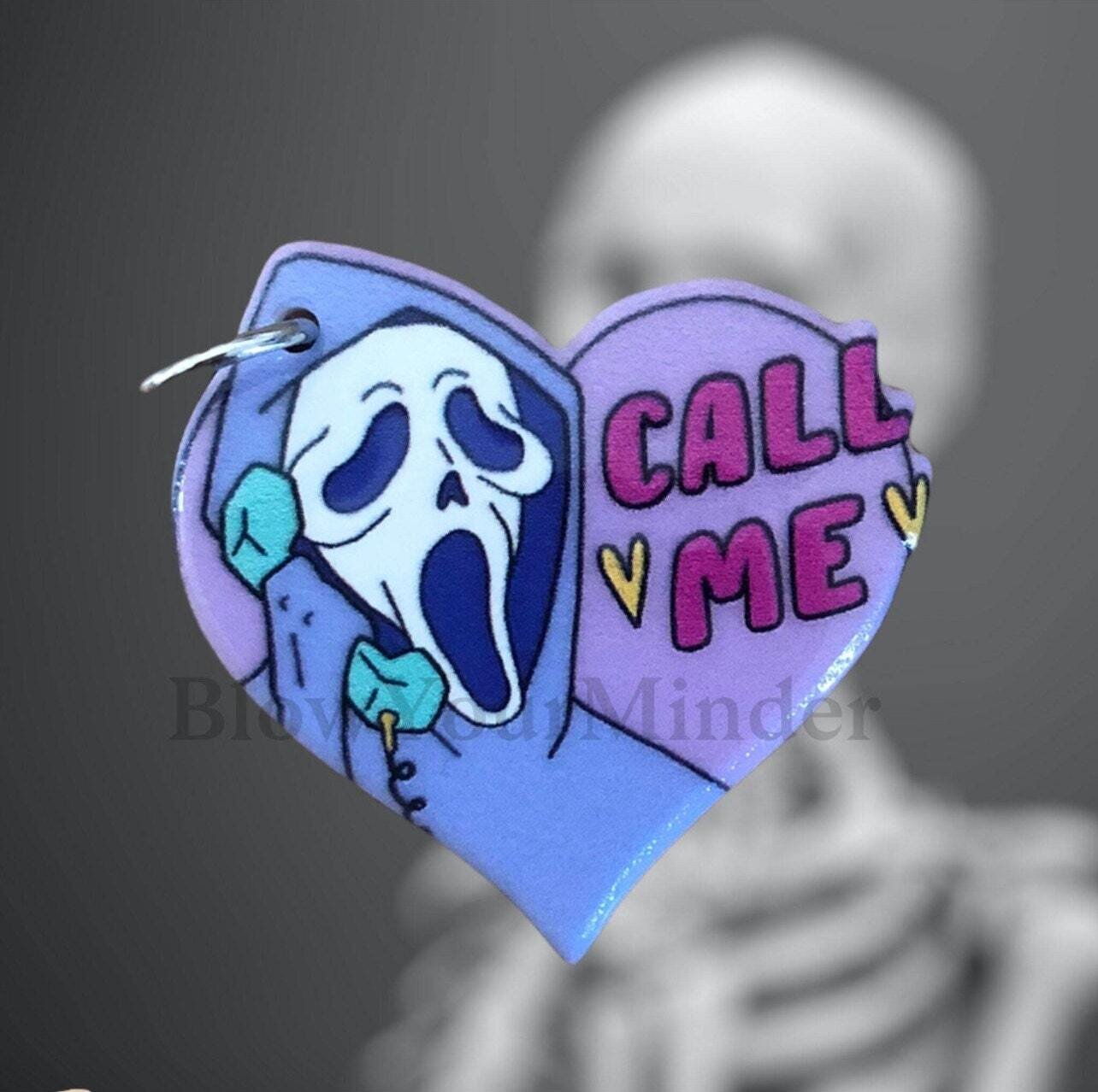 Call Me - Scream - Acrylic - Needle Minder - Pin - Magnet