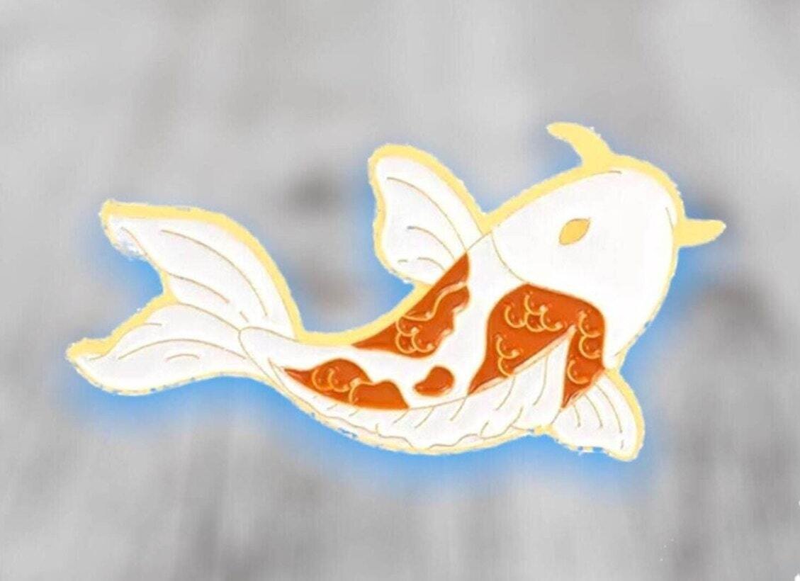 Large - Koi - Carp - Fish - Needle Minder - Pin - Magnet