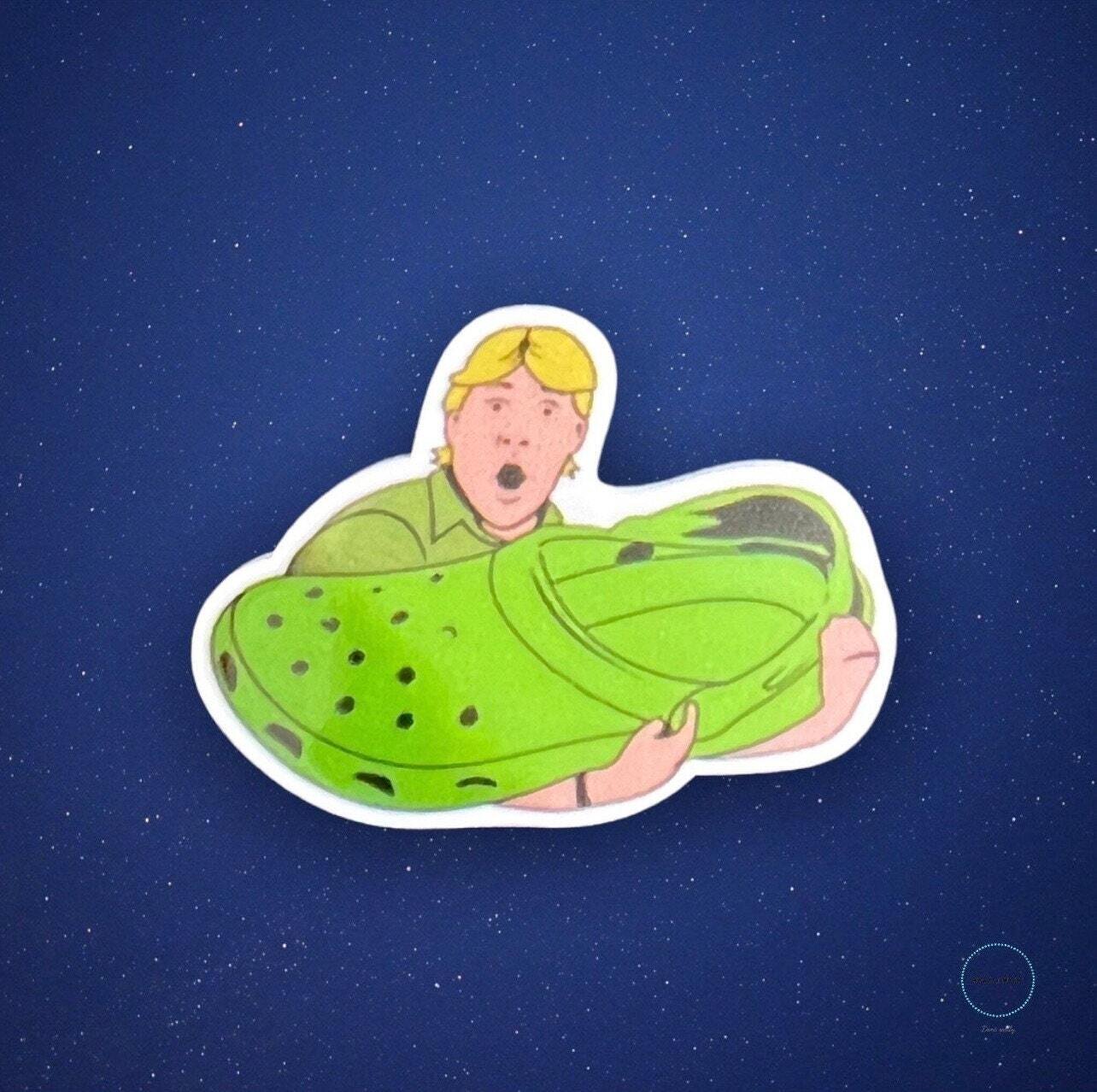 Steve Erwin - Croc - Crocs - Funny - Acrylic - Needle Minder - Pin - Magnet