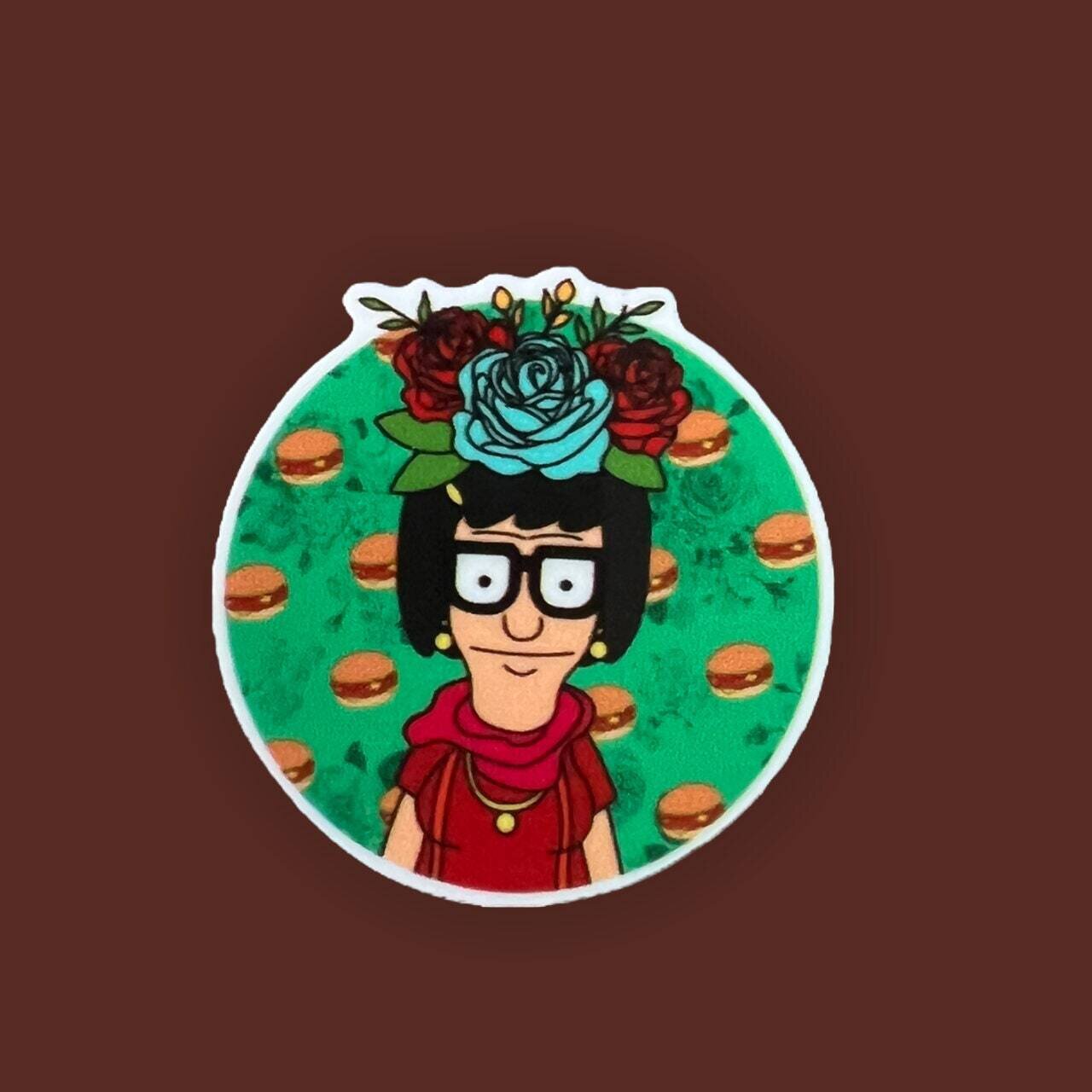 Frida Tina - Bobs Burgers - Acrylic - Needle Minder - Pin - Magnet