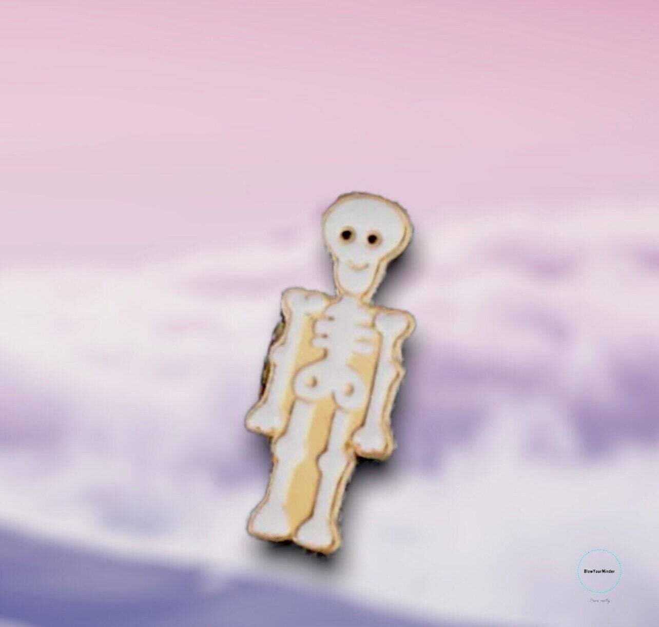 Skeleton - Bones - Skull - Witchy - Spiritual - Halloween - Needle Minder - Pin - Magnet