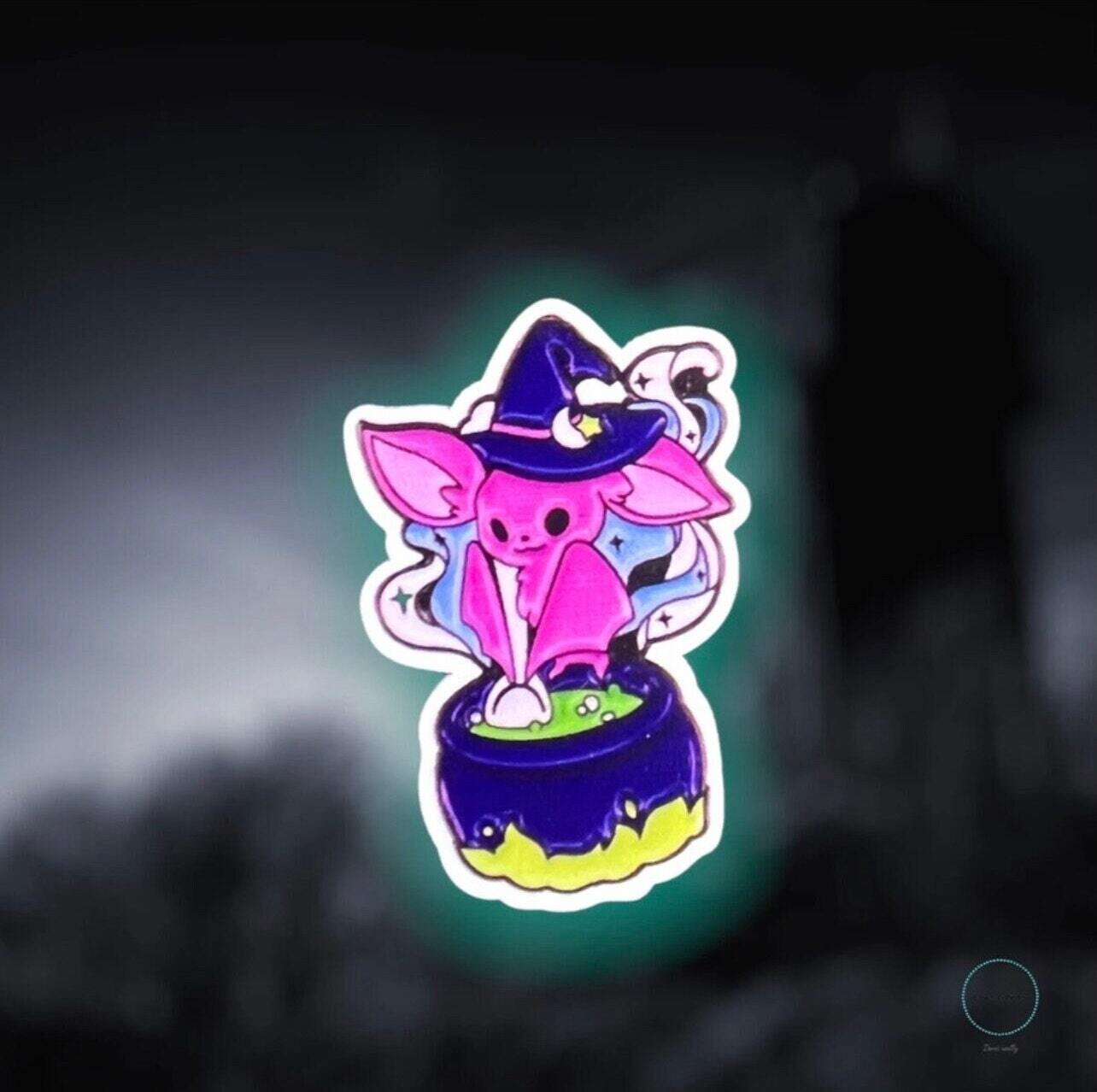 Bat - Witchy - Witch - Potion - Acrylic - Needle Minder - Pin - Magnet