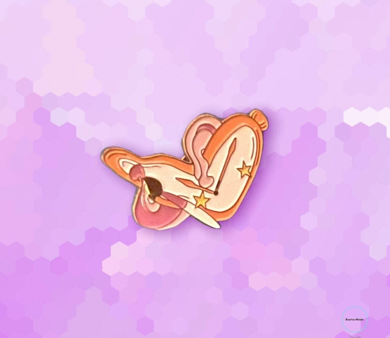 Melting Clock - Time - Needle Minder - Pin - Magnet