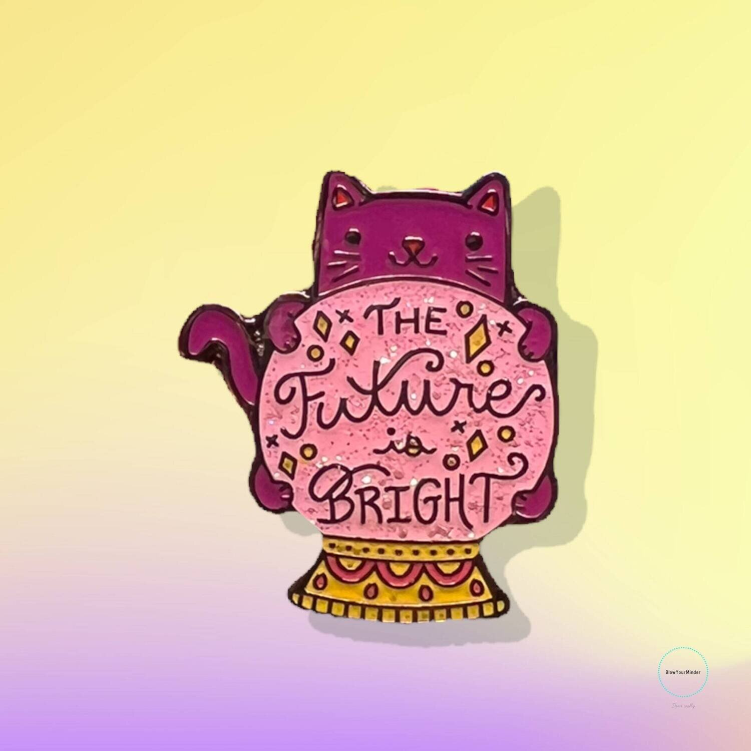 Bright Future - Crystal Ball - Needle Minder - Pin - Magnet