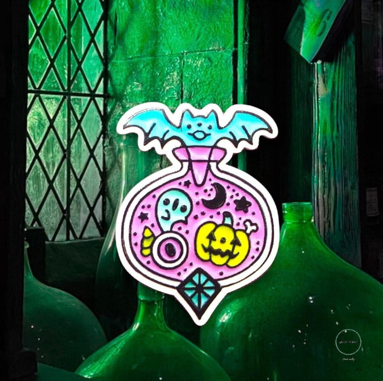 Witchy - Potion - Witch - Halloween - Spell - Acrylic - Needle Minder - Pin - Magnet