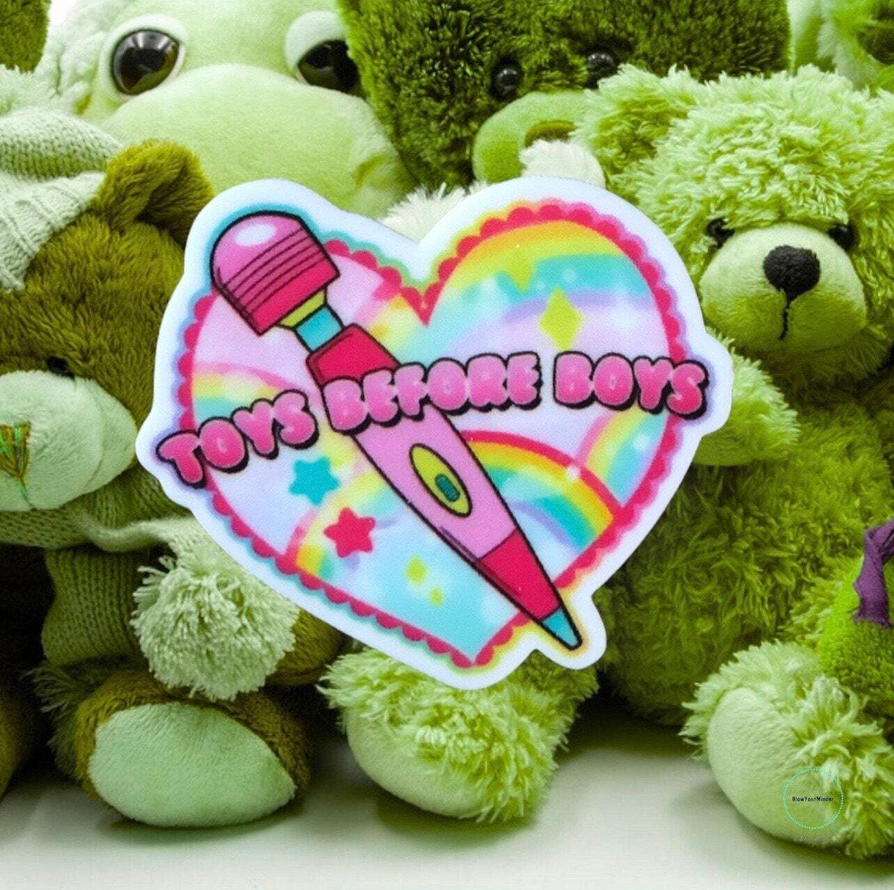 Toys Before Boys - Adult - Vibrator - Acrylic - Needle Minder - Pin - Magnet